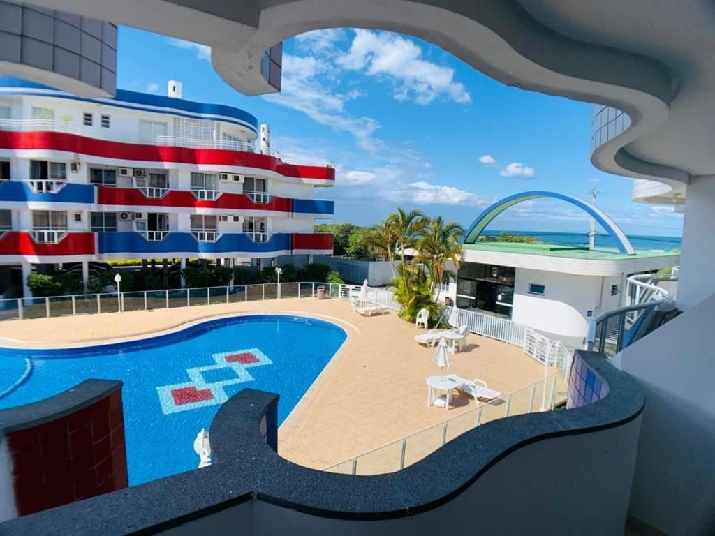 Maravilhoso Apto Com Vista Mar E Piscina-Hb03F Florianópolis Exteriör bild